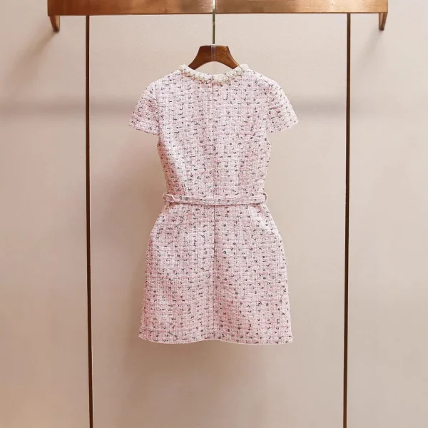 Luxury Crystal Tweed Dresses - Image 3
