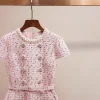Luxury Crystal Tweed Dresses - Image 5