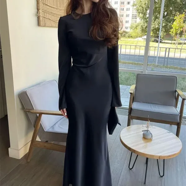 2025 Summer Round Neck long dresses