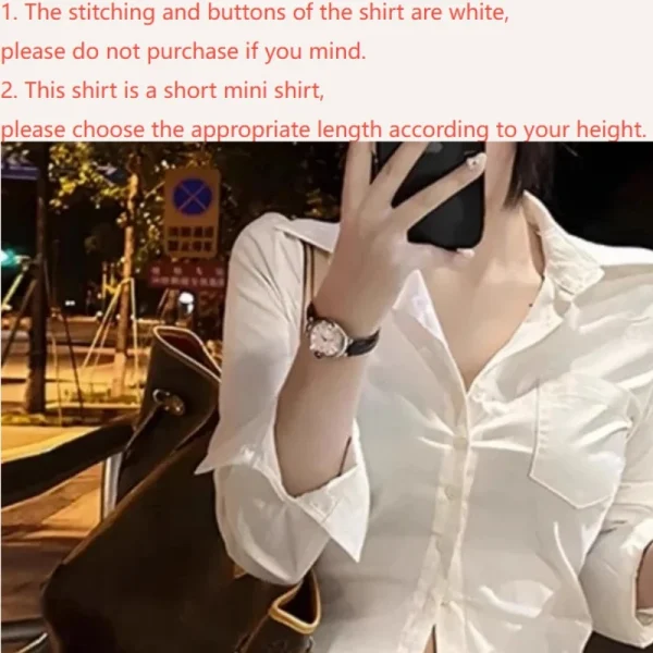 New Blouses Elegant Women Korean Shirts - Image 2